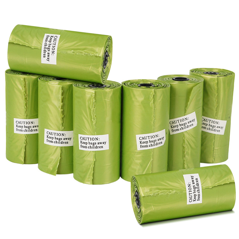 SunGrow Sungrow dog poop bags roll pack shows thick durable green bags for quick, sanitary pickups.