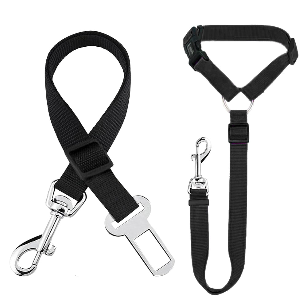 SunGrow dog seatbelt clip-front keeps your pet secure during car rides