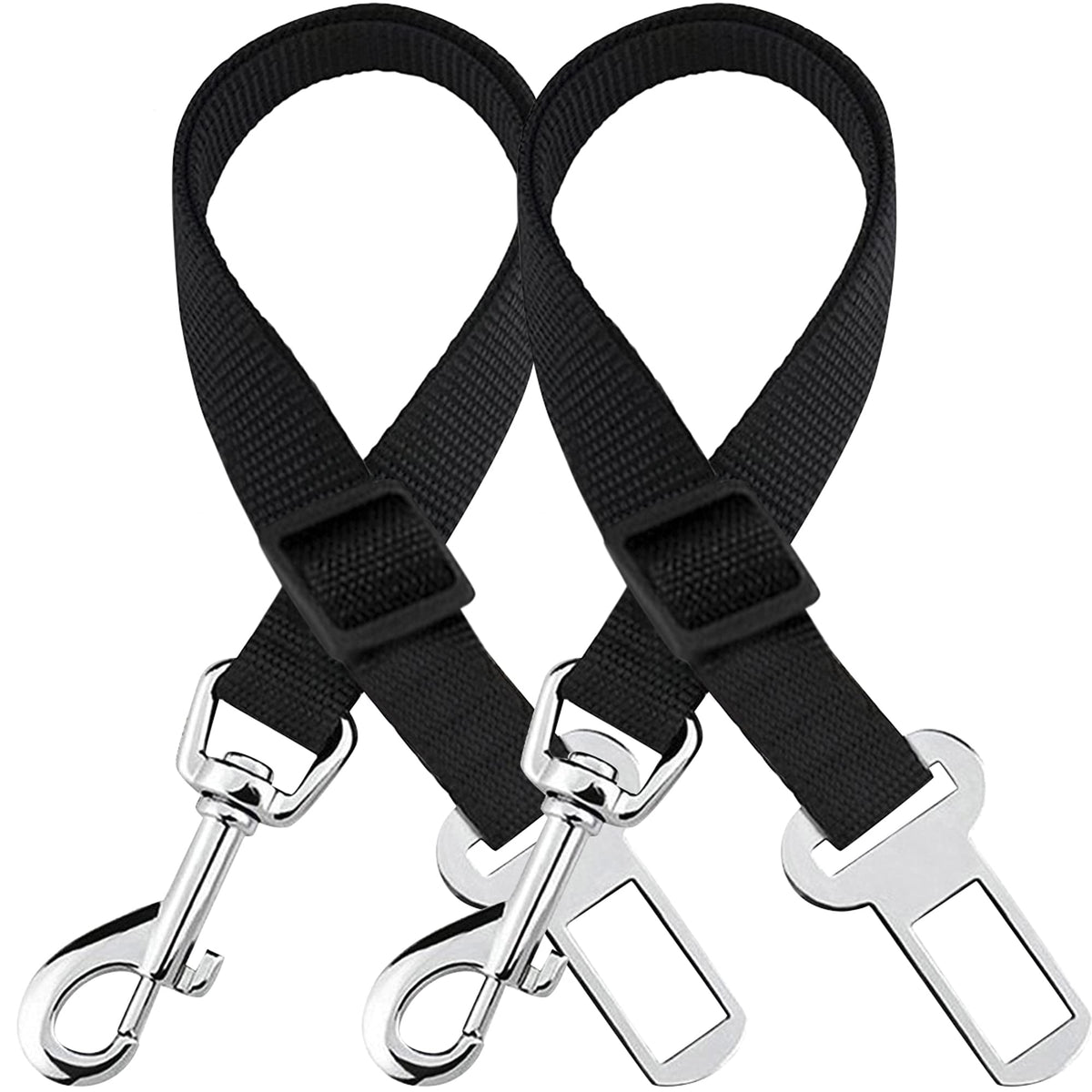 SunGrow dog seatbelt clip-in-car for safer travels.