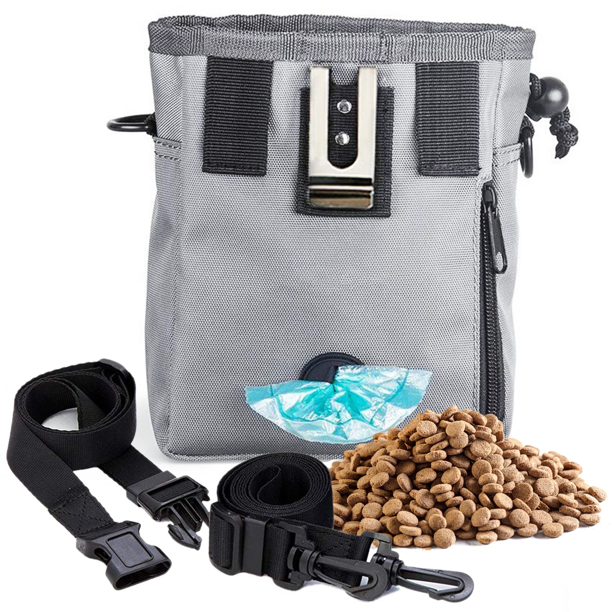 SunGrow Dog Travel Pouch with waste bag dispenser for quick cleanup.