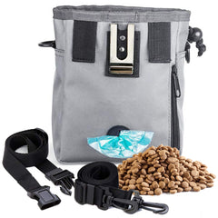 SunGrow Dog Travel Pouch with waste bag dispenser for quick cleanup.