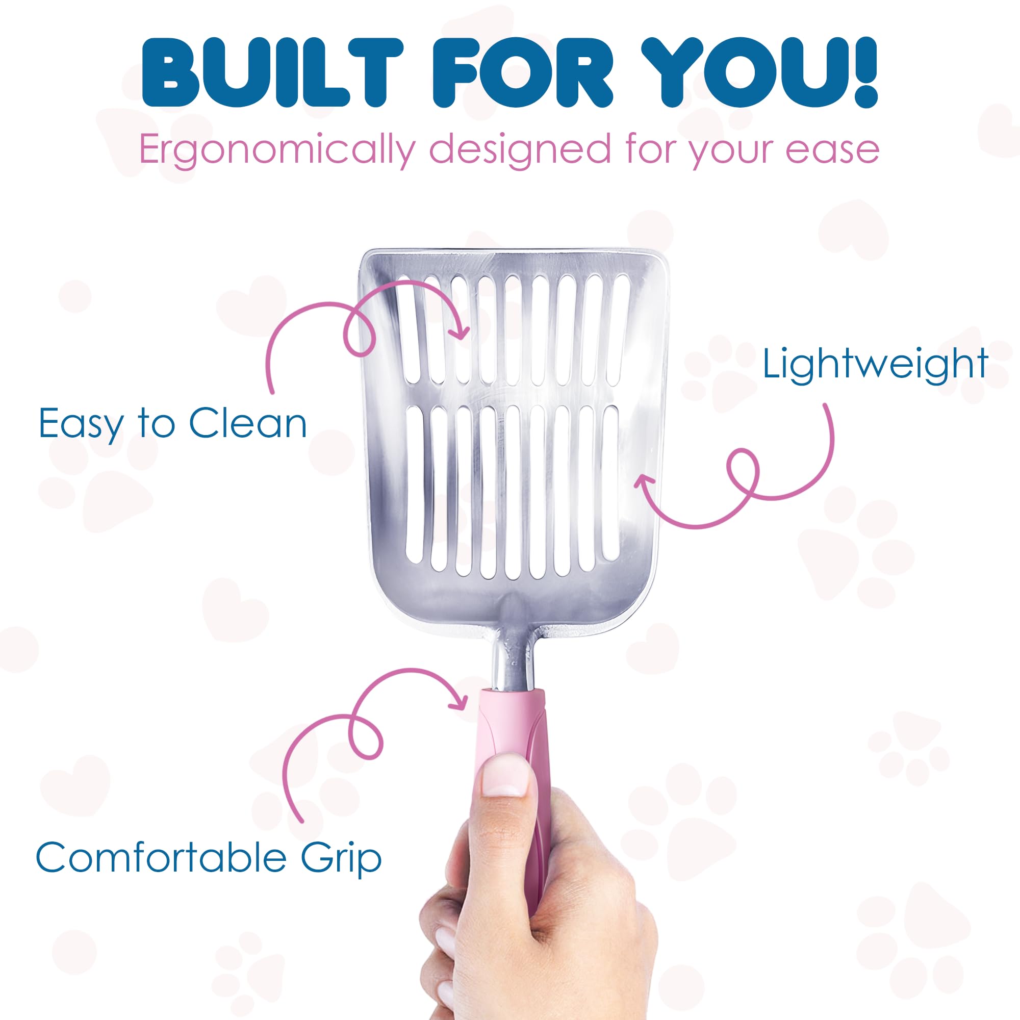 SunGrow metal blade designed for durability in multi-cat households