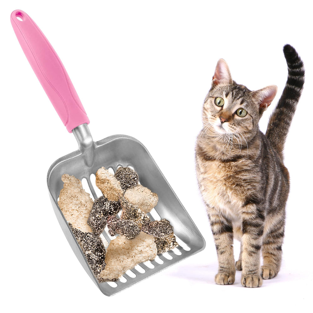 SunGrow scoop with wide mouth for quick clump removal in litter box