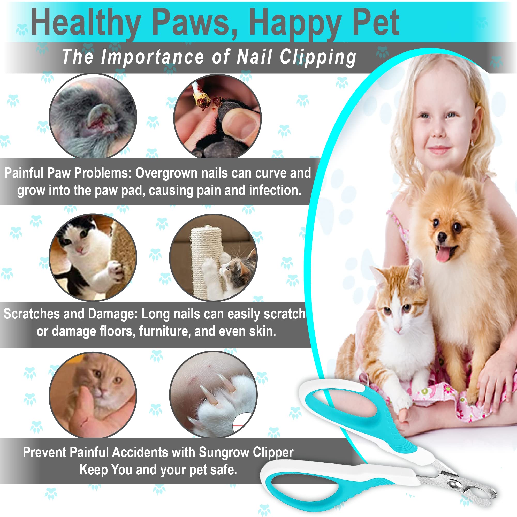 SunGrow paw-care tool enables comfortable home grooming without frequent vet visits