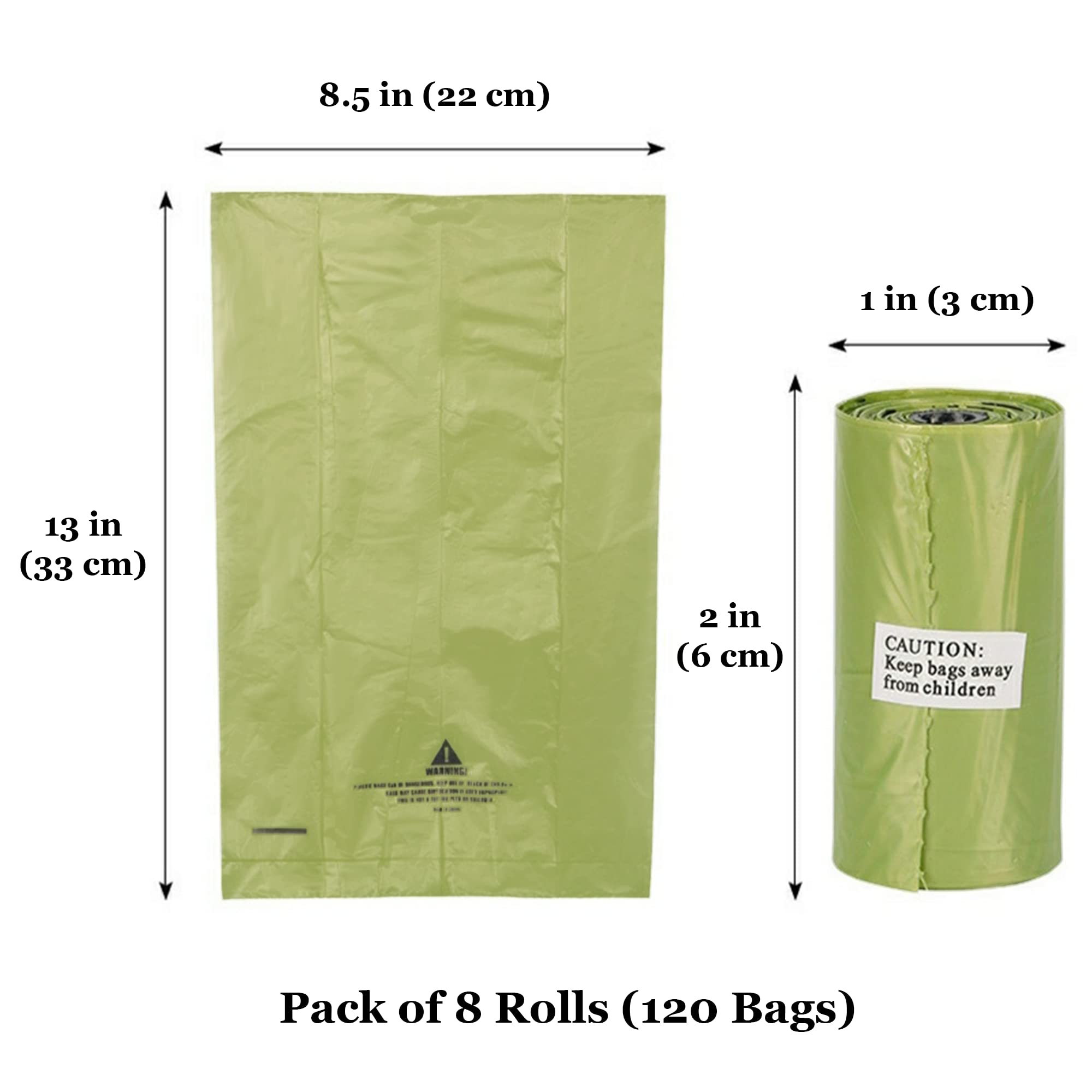 SunGrow poop bags being dispensed illustrating compatibility with standard dispensers for easy use.