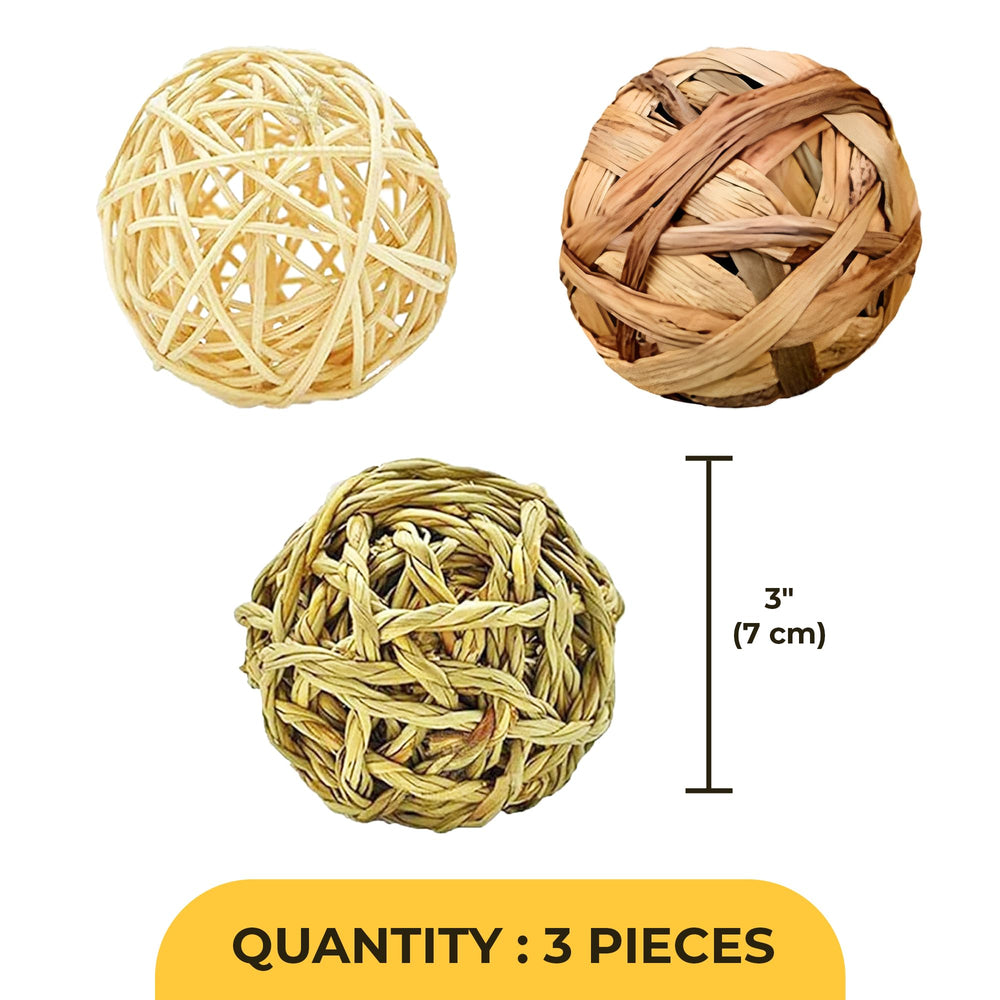 SunGrow rabbit chew ball helps redirect chewing away from furniture