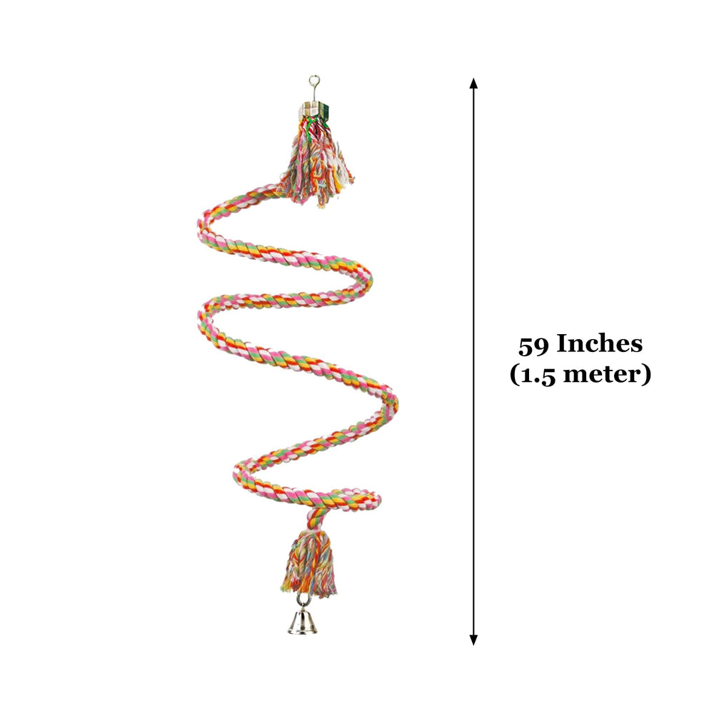 SunGrow Rope Perch enriches cage environments with space to climb