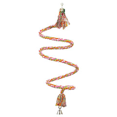 SunGrow Rope Perch features a jingling bell for added playful sound