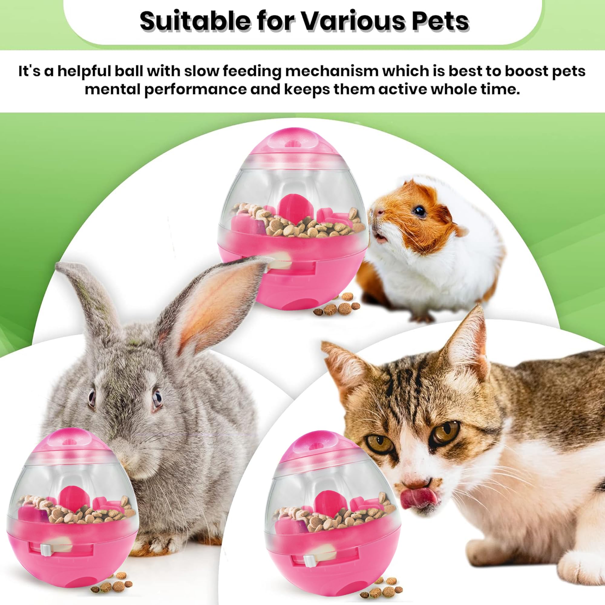 SunGrow treat ball rabbit-use shows gentle enrichment for small pets.