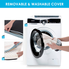 Sunheir Orthopedic Dog Bed anti-slip bottom keeps the bed steady on any floor.