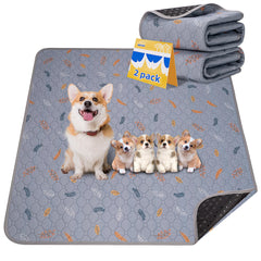 Sunheir two-pack extra-large dog pad on floor showing absorbent, leakproof protection.