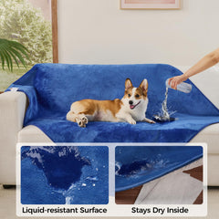 Sunheir waterproof layer blocks liquids to keep furniture clean.
