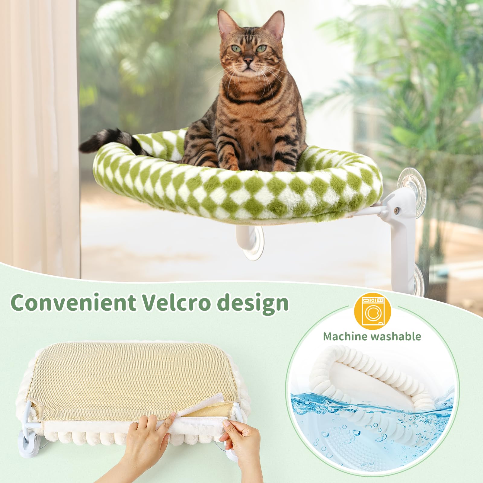 Sunhoo fold-flat design fits behind curtains, saving space when not in use