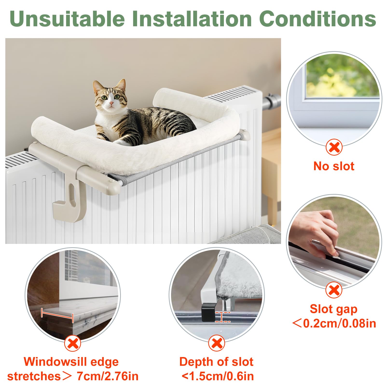 Sunhoo adjustable clamps secure varied windowsills.