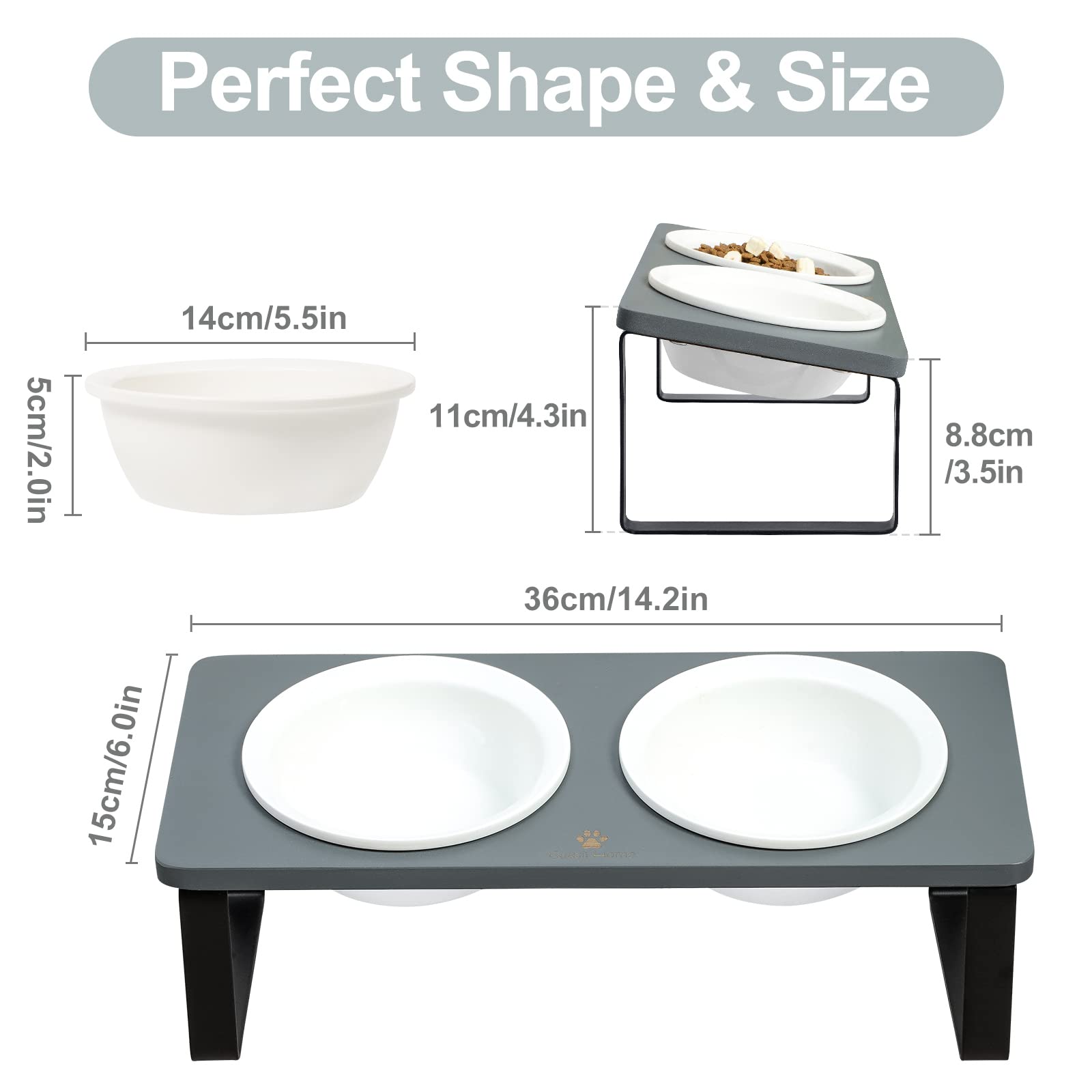 Sunhoo ceramic bowls 5.5-inch diameter are durable and food-grade
