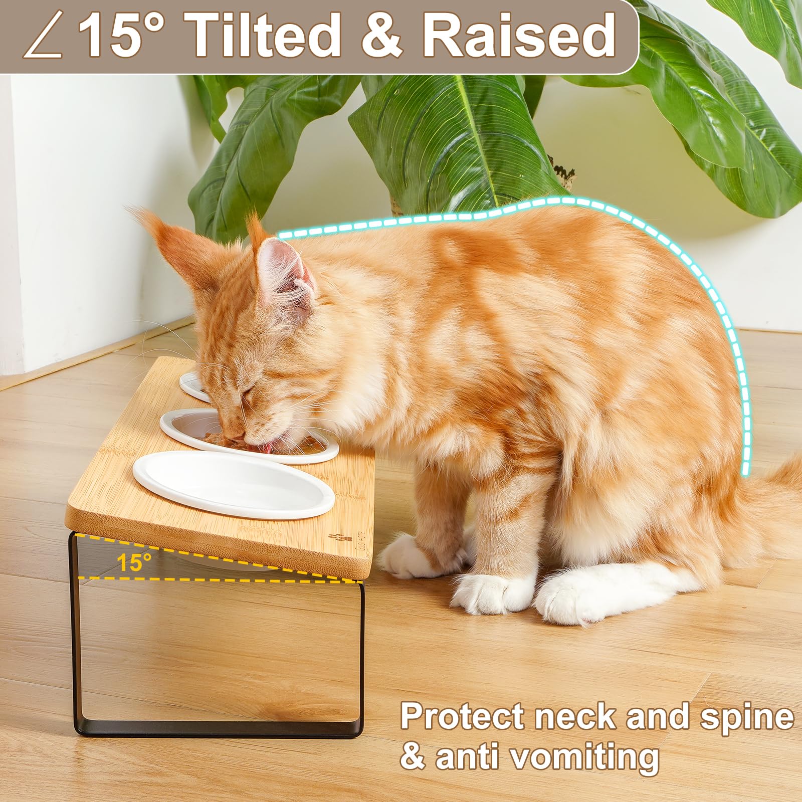 Sunhoo solid wooden stand stays sturdy and odorless for long-lasting meals.