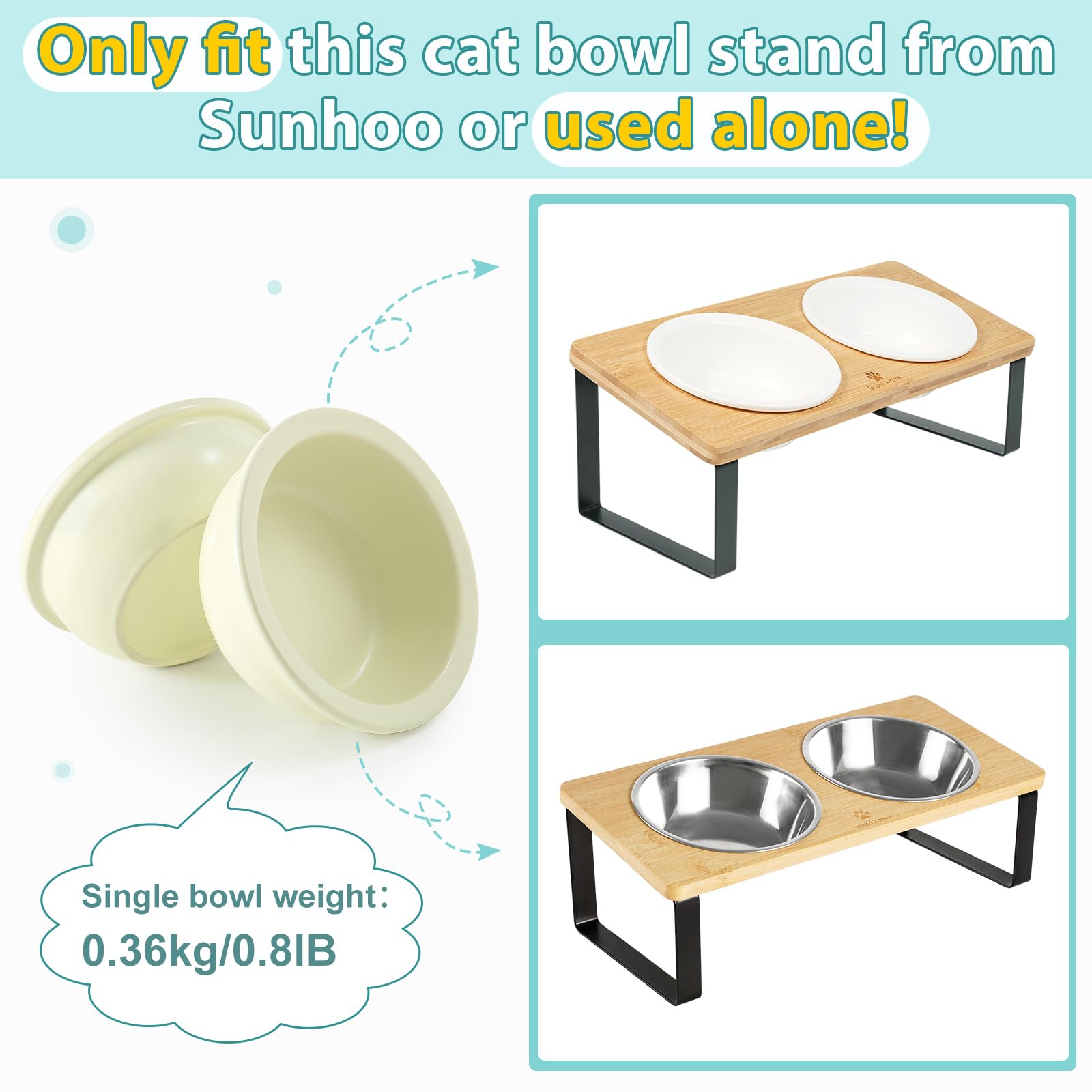 Sunhoo stable thick-base bowls stay put during lively mealtimes