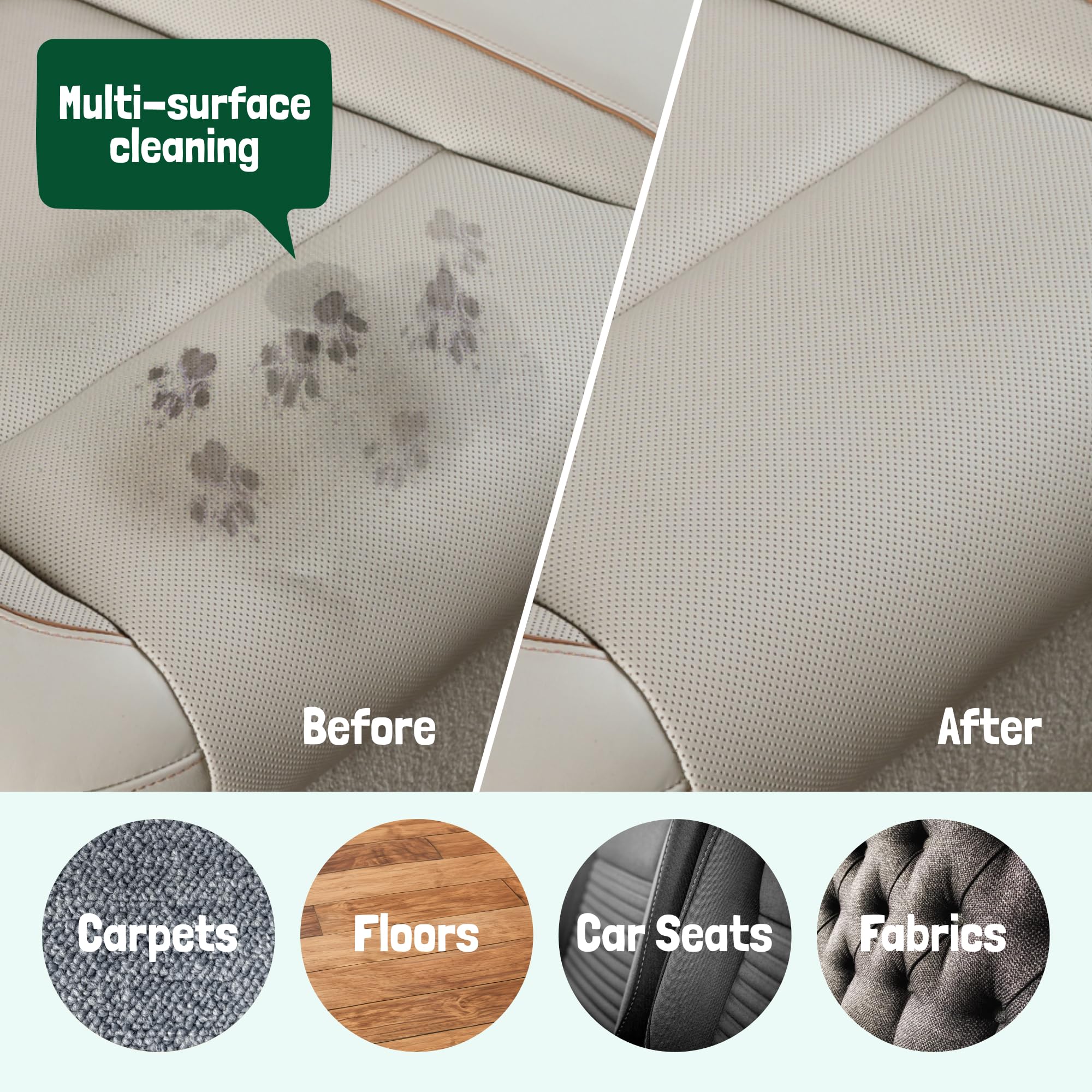 Sunny & Honey dog pee remover spot clean highlights quick action on urine