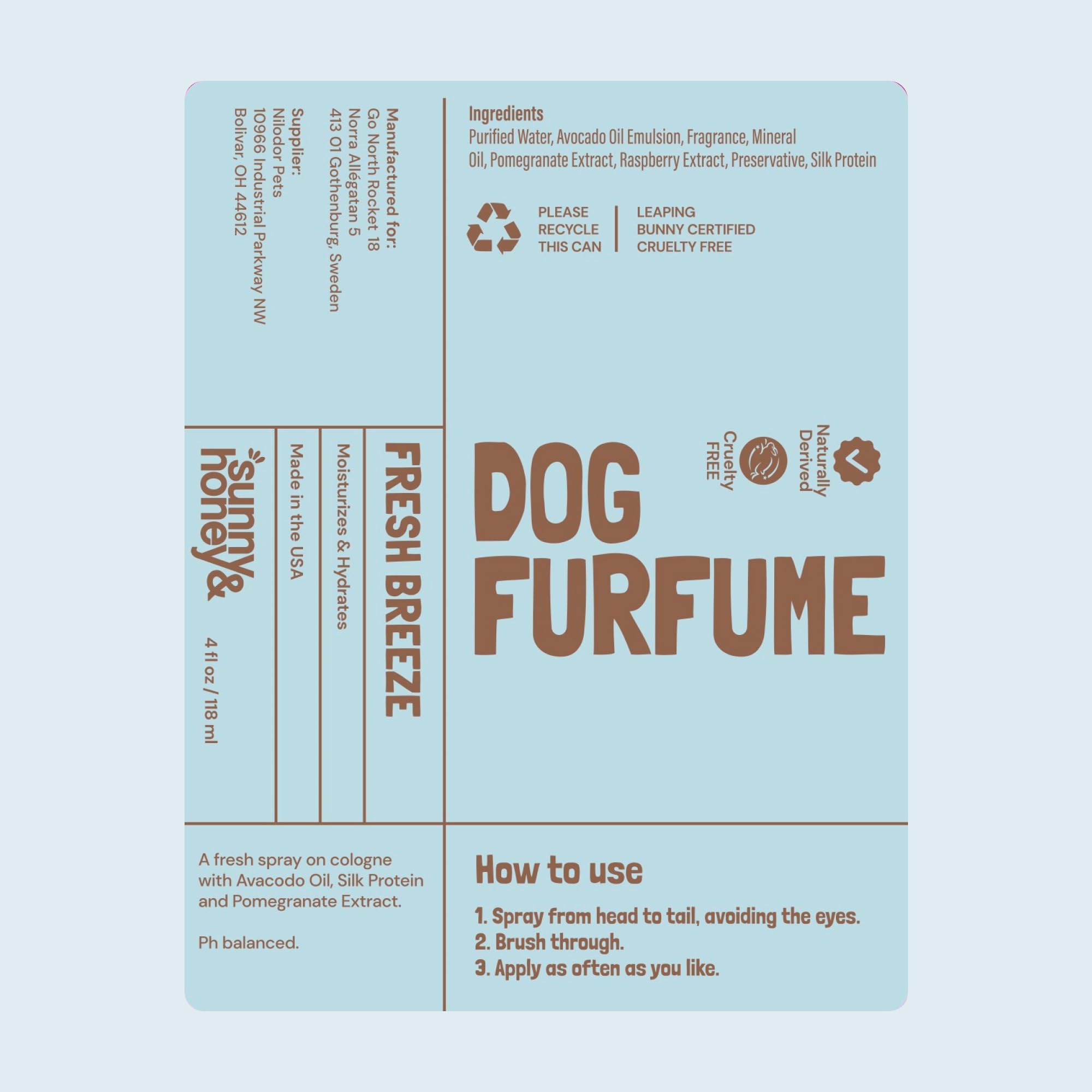 Sunny & Honey routine refresh after outdoor adventures for dogs