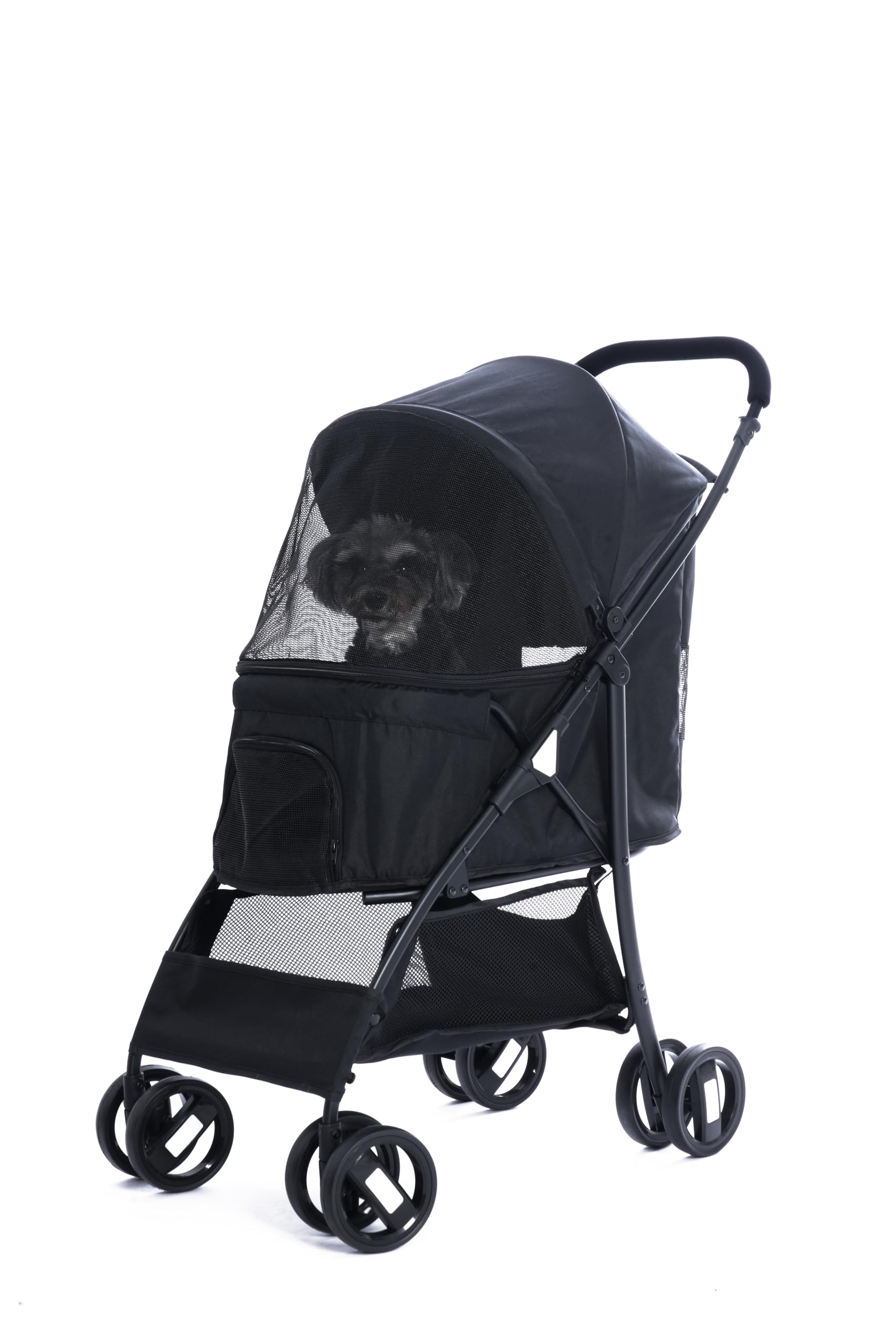 Sunny Sonny 4-Wheels Stroller frame shows sturdy build for safe all-season outings.