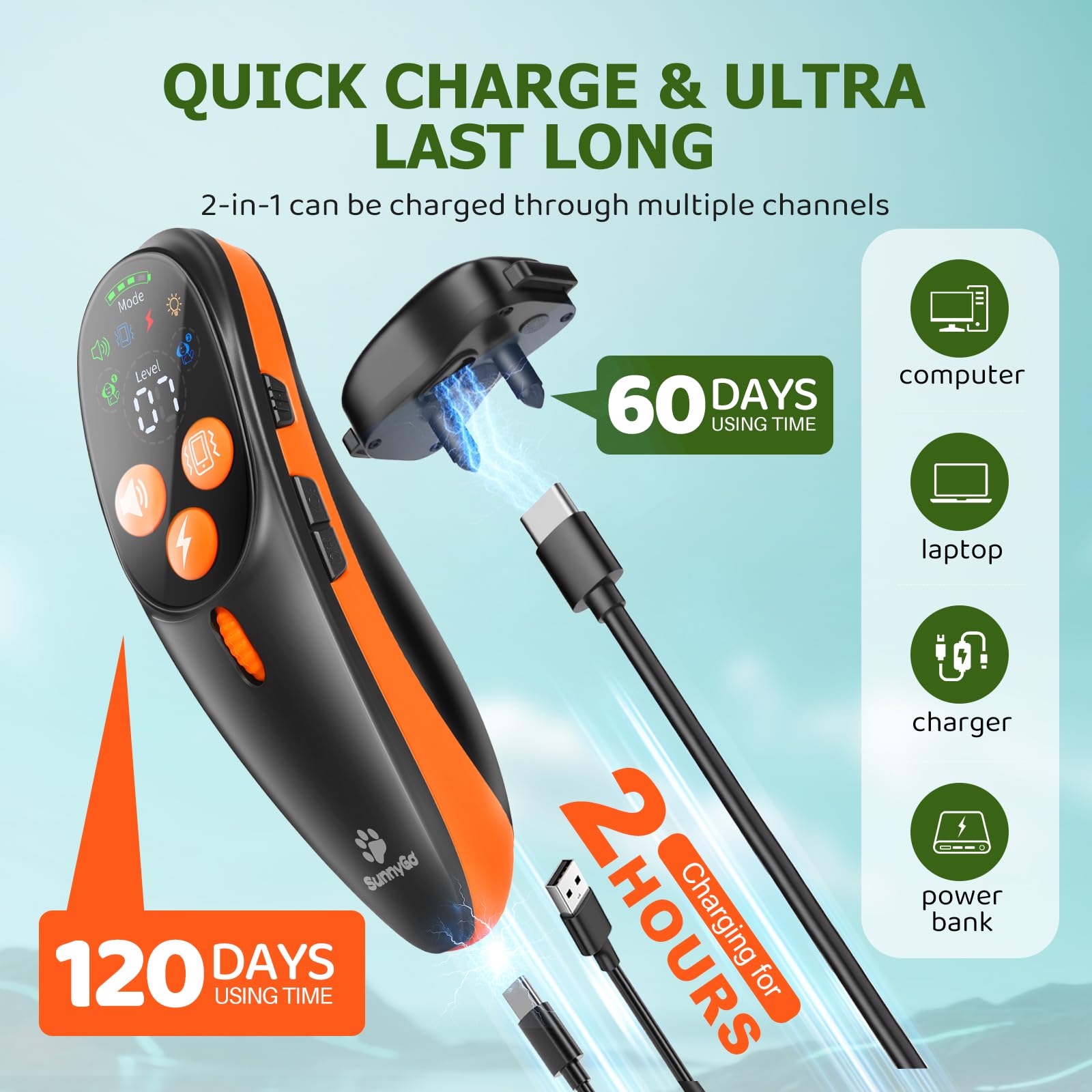 SunnyGo soft nylon collar strap for comfortable wear