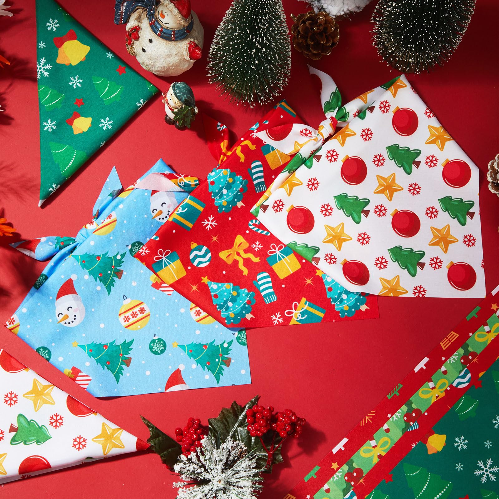 Sunnymove adjustable triangle dog bandana for easy sizing