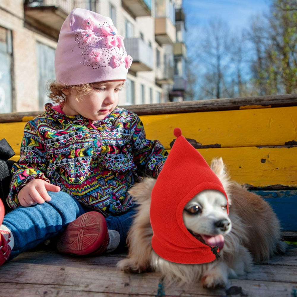 Sunnymove dog-neck-warmer-scarf-hat: snug wrap for cold outings.