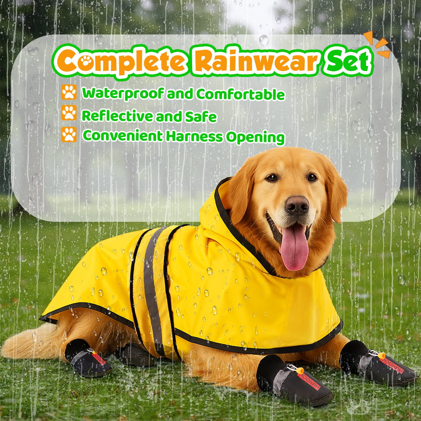 Sunnymove raincoat washable and quick-drying for easy maintenance