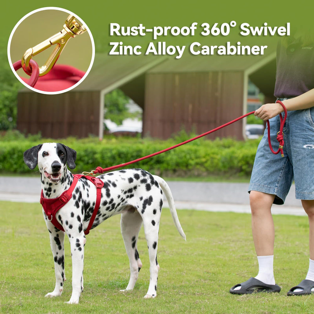 Sunraymascota dual-layer nylon-core leash section shows strength and flexibility
