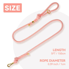 Sunraymascota leash non-slip handle closeup highlighting comfortable grip
