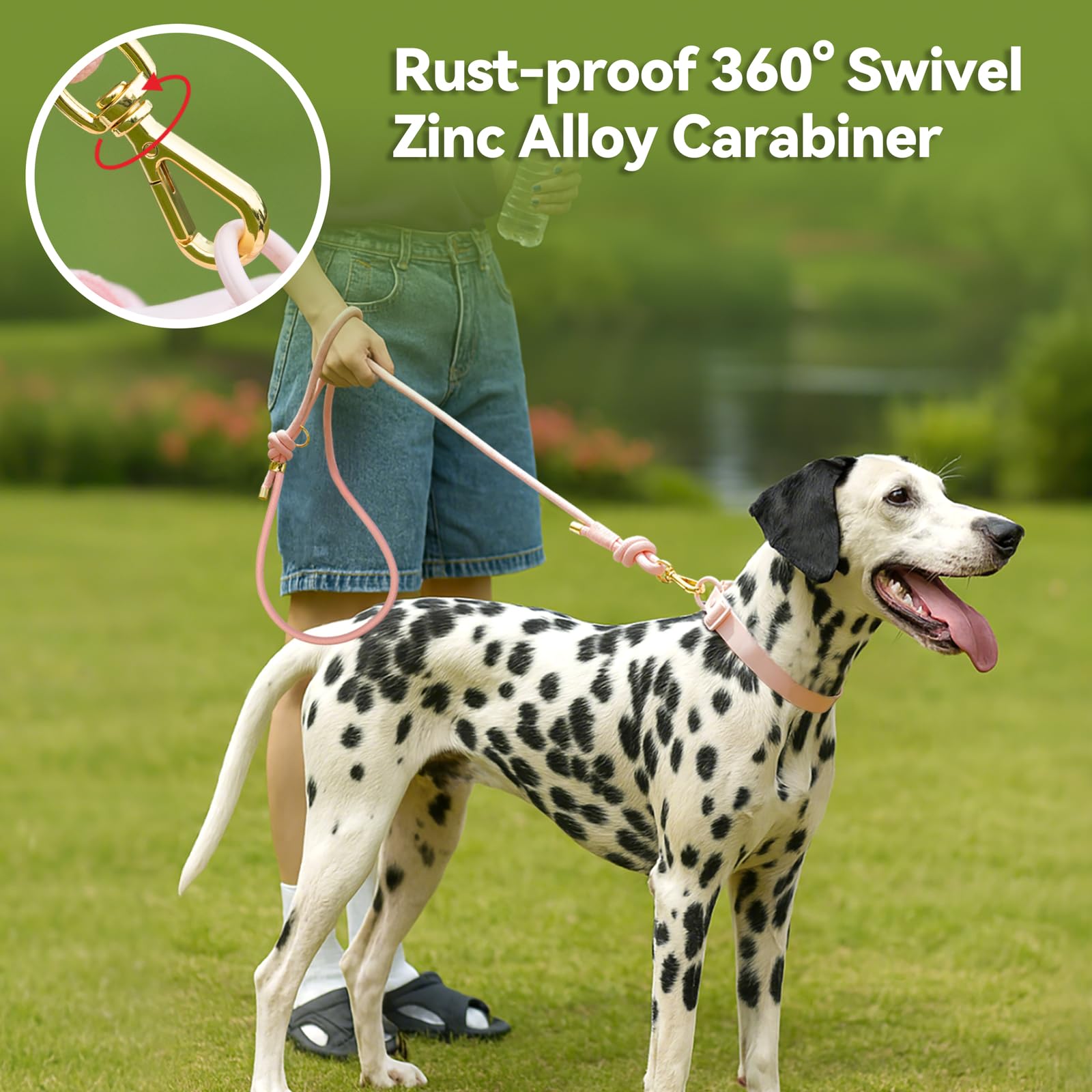 Sunraymascota leash weather-resistant nylon exterior for outdoor use