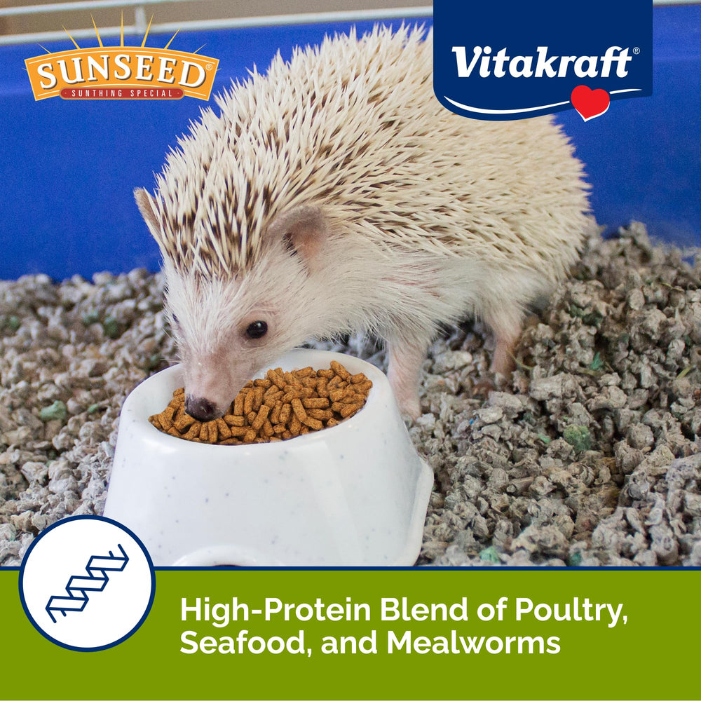 Sunseed Vita Prima Hedgehog Food crunchy texture supports dental wear during chewing.