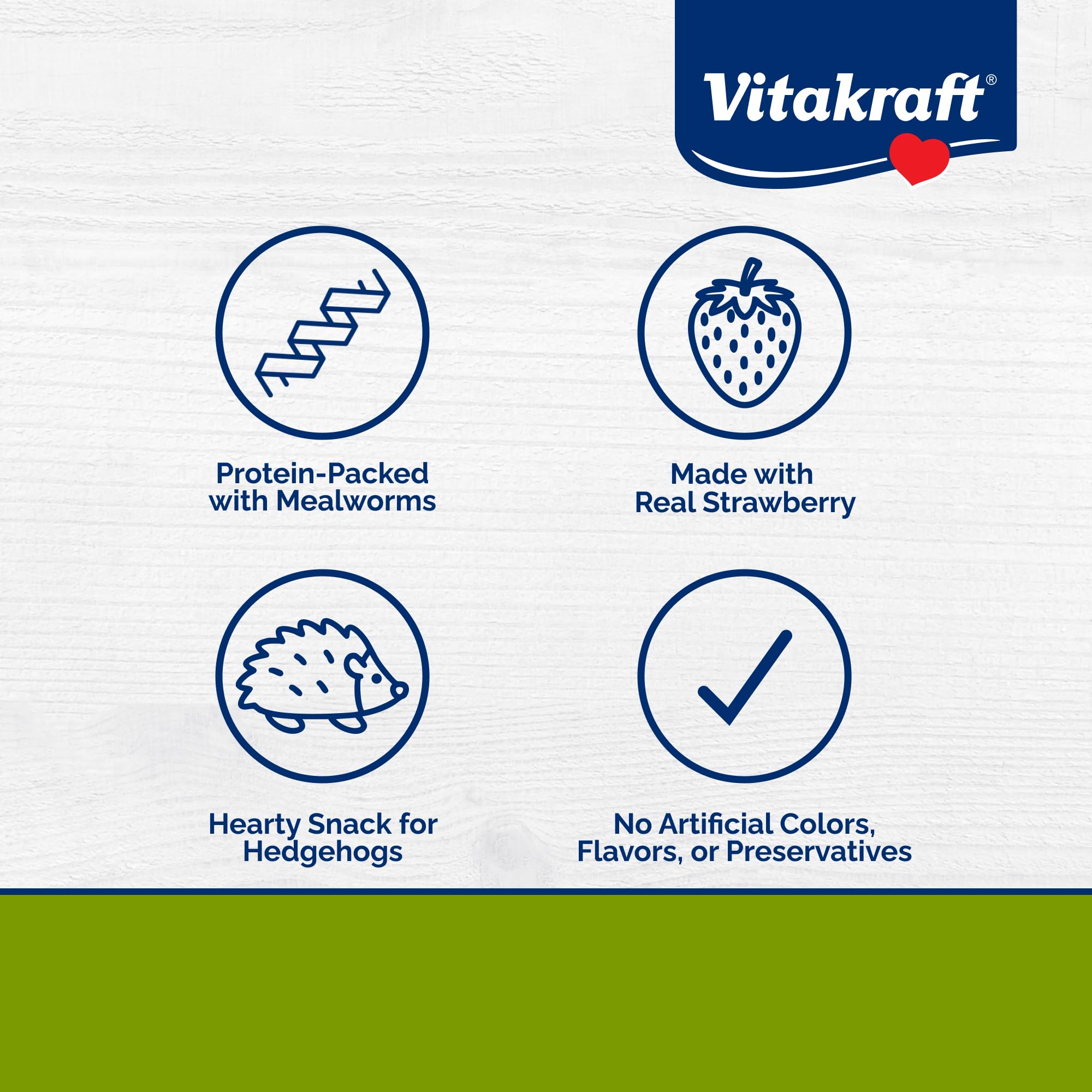 Sunseed Wigglers & Berries treats in a bowl for easy hedgehog snacking.