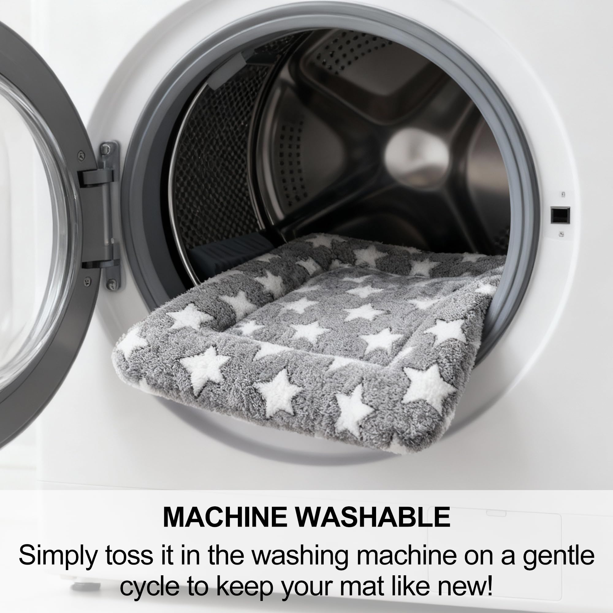 SUNSHE dog bed mat machine washable—easy cleanup keeps spaces fresh.