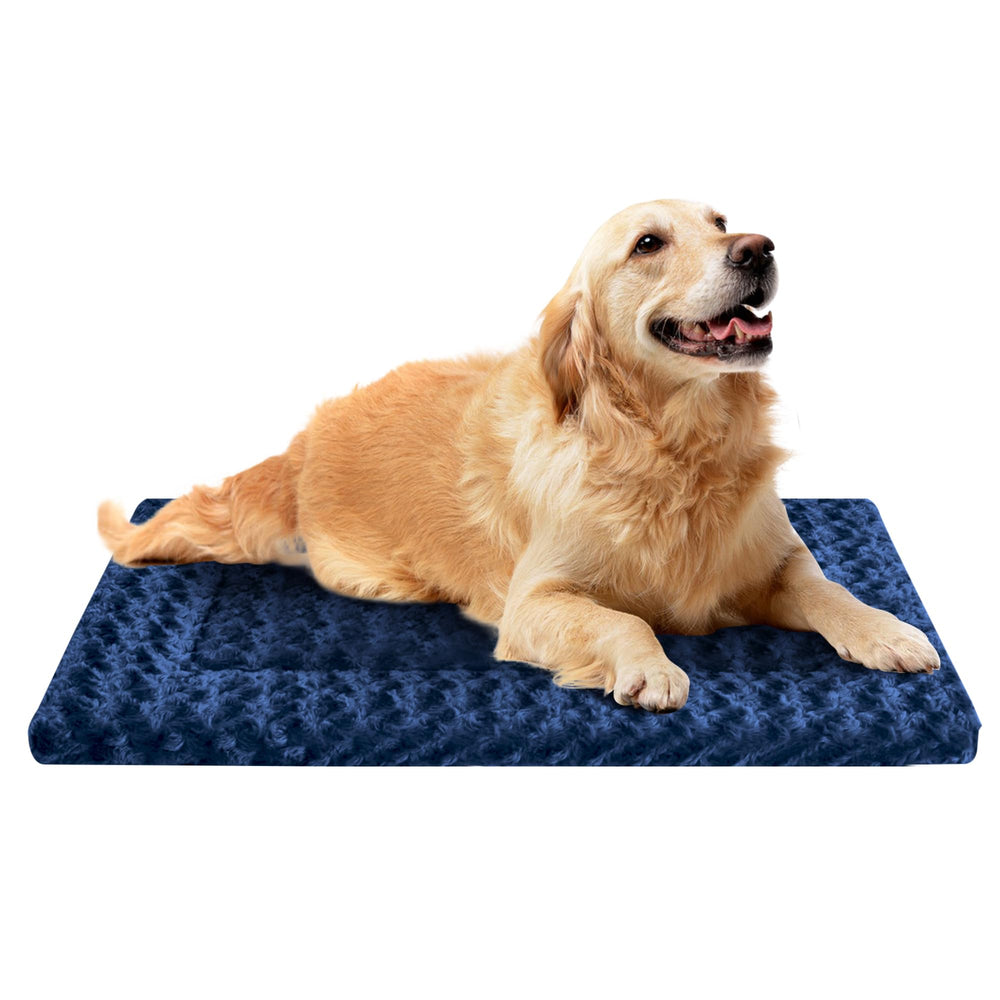 SUNSHE dog bed mat plush-side warmth for year-round coziness