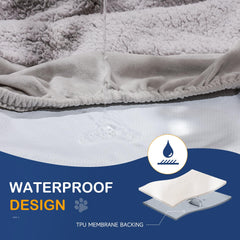 Sunsleek dog bed cover with elastic bands and back strap secures snug fit
