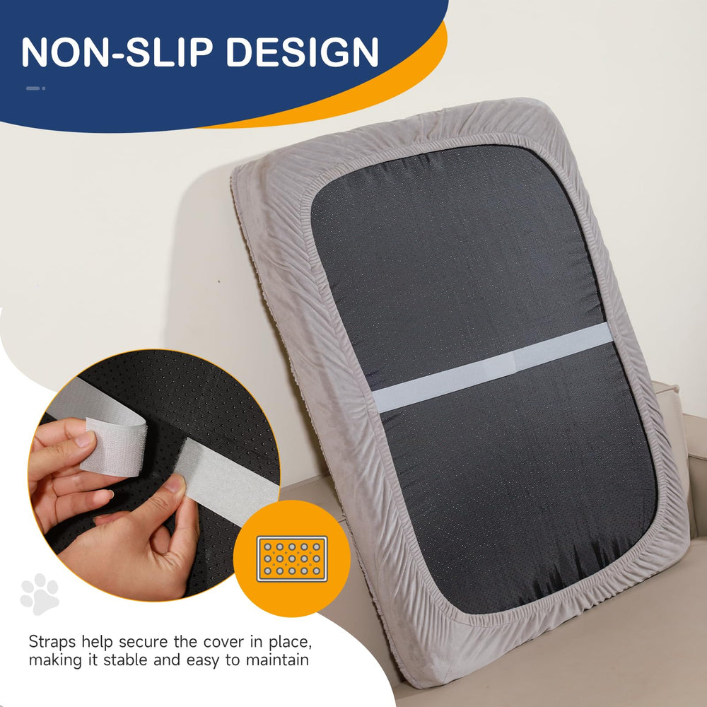 Sunsleek dog bed cover ready for machine washing at 86°F for easy care