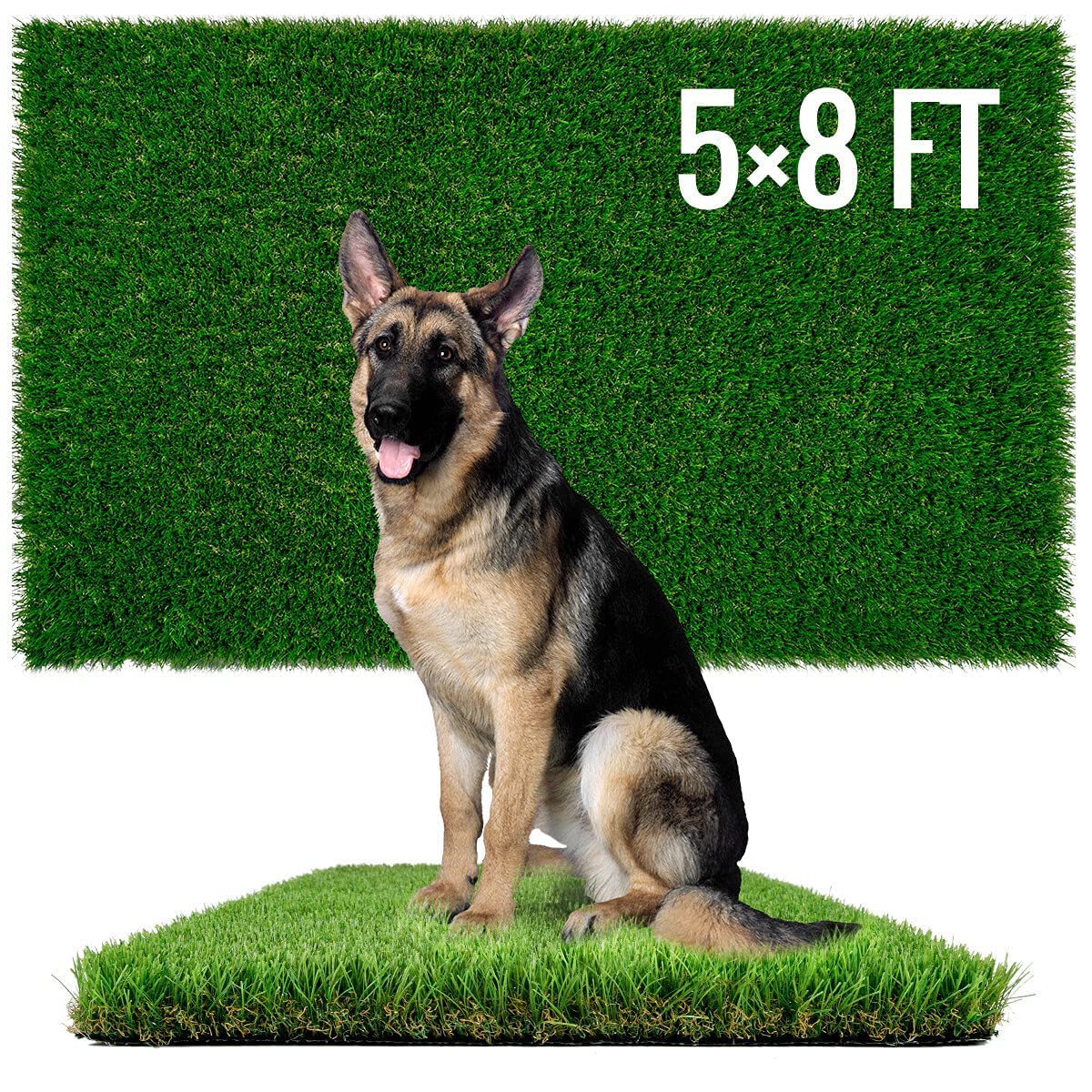 Sunturf dog pee grass 5x8ft pad ideal for potty training indoors or outdoors.
