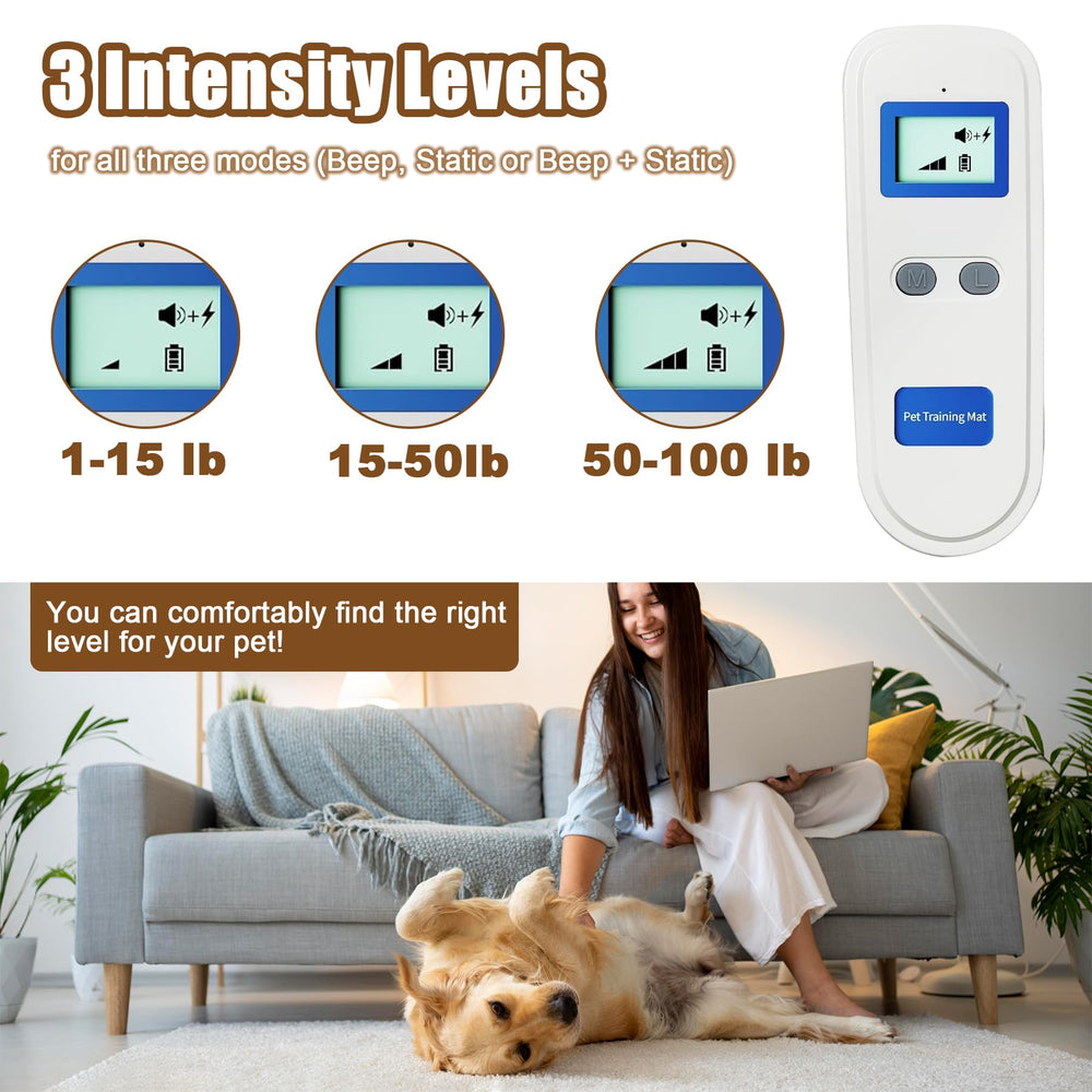 SUNWAYES scat mat USB charging design keeps the device ready for training sessions.