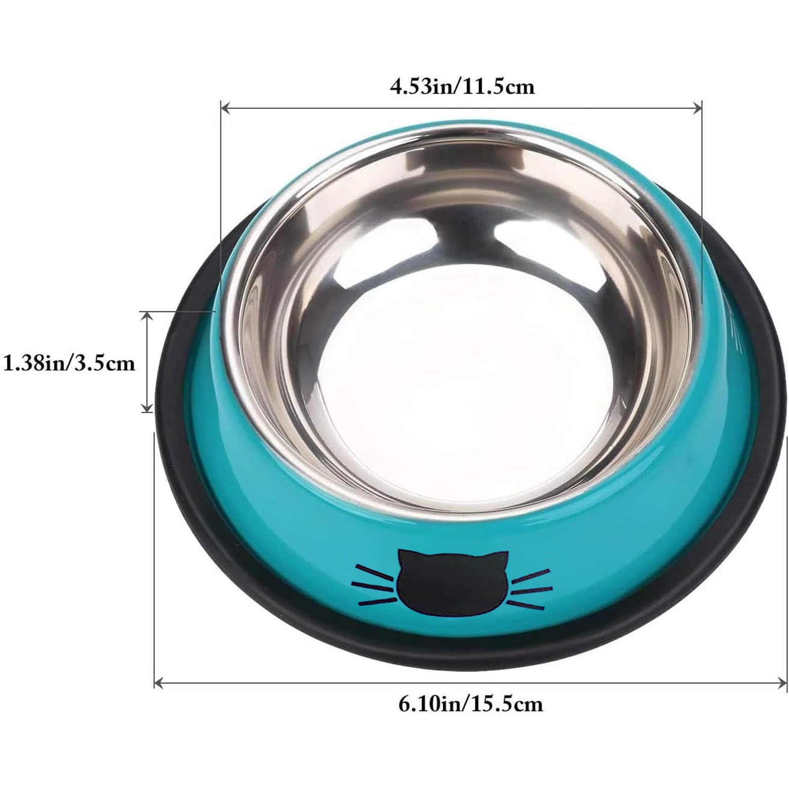 SUOXU cat bowls designed for easy cleaning and daily use