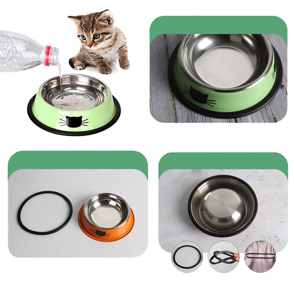 SUOXU cat bowls highlight safety and durable stainless steel construction