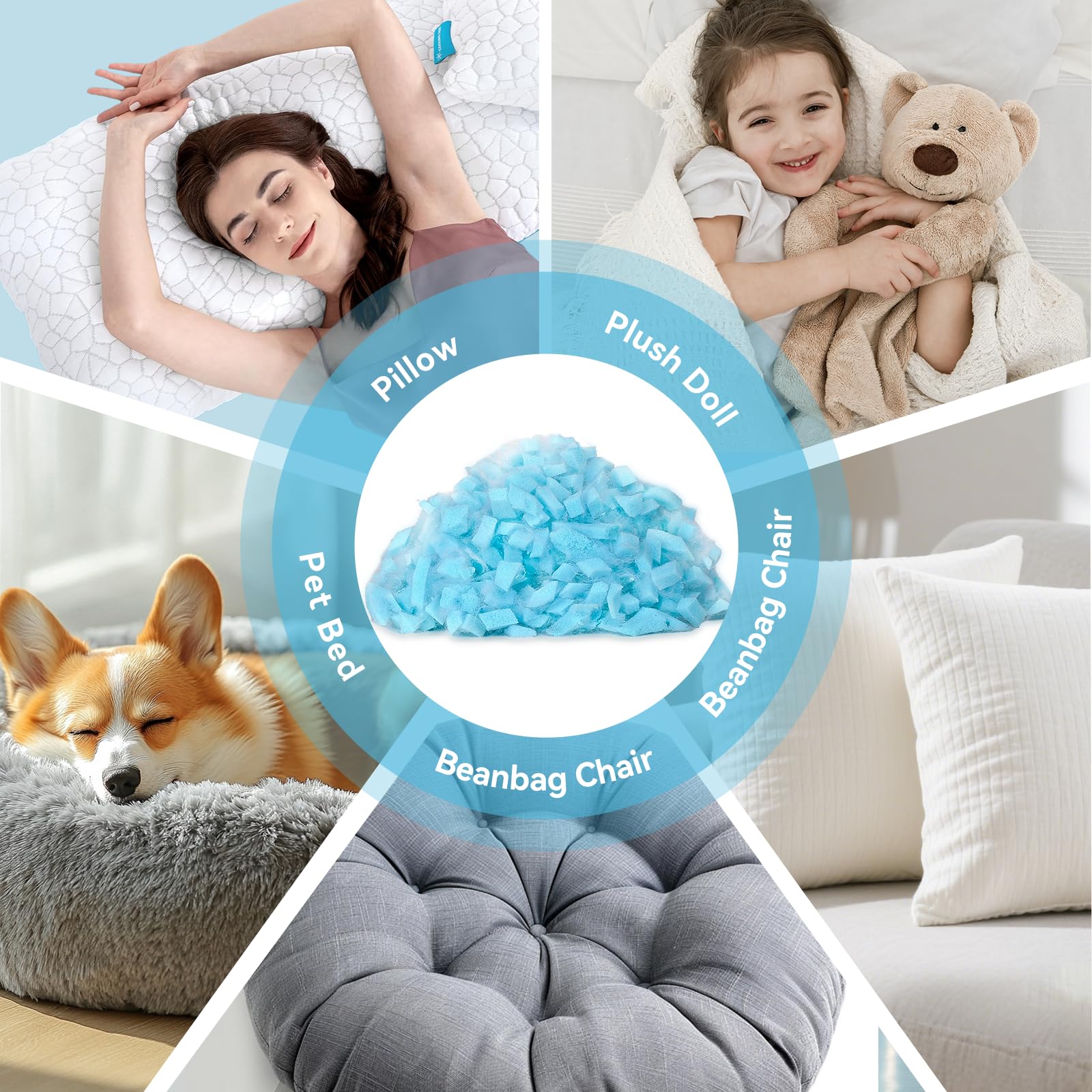 Supa Modern minimalist design-forward pillows with adaptive support.