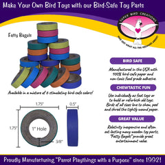 Super Bird Creations Fatty Bagels durable materials support long-lasting play