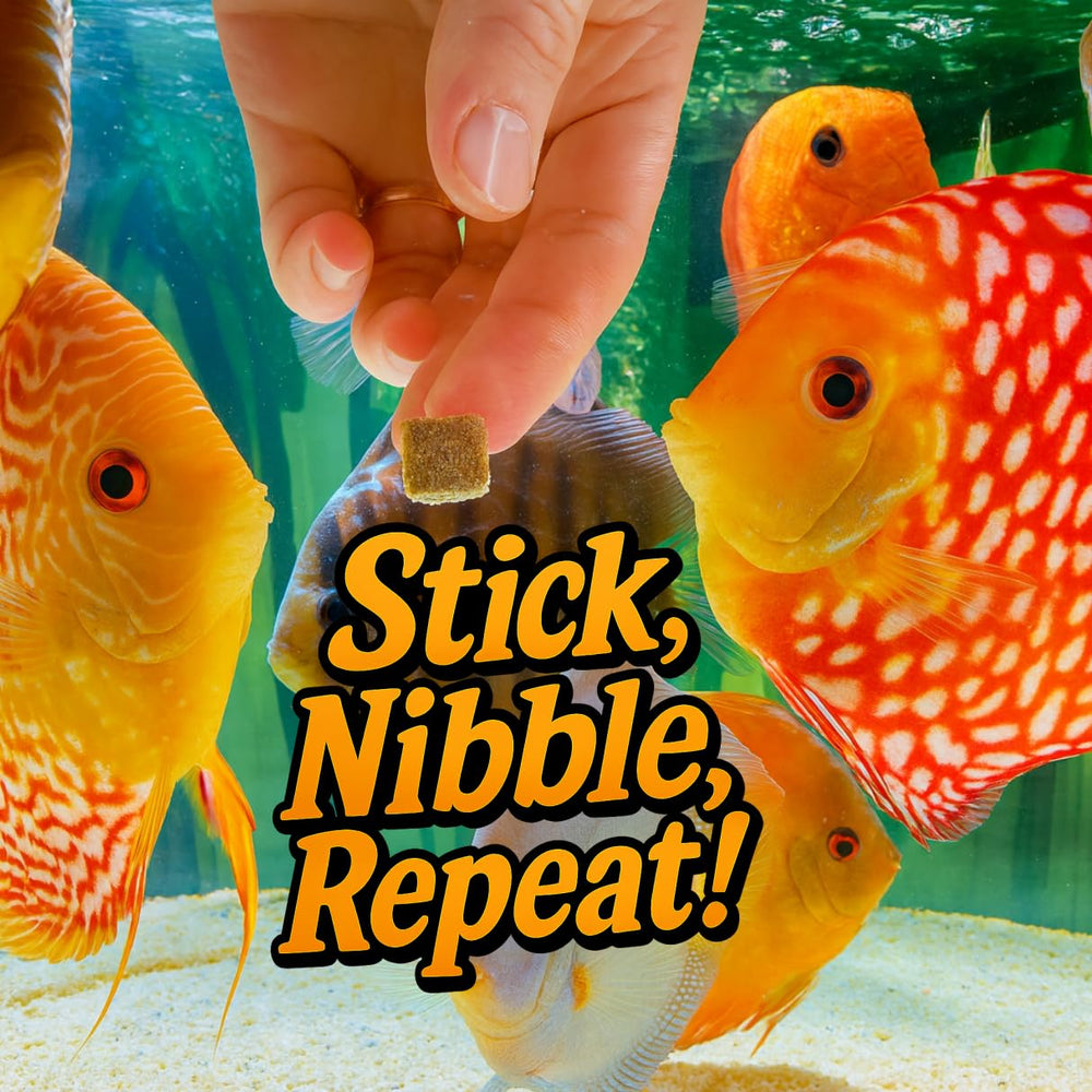 Eco-friendly sourcing highlight for Super Cichlids freeze-dried California blackworms.