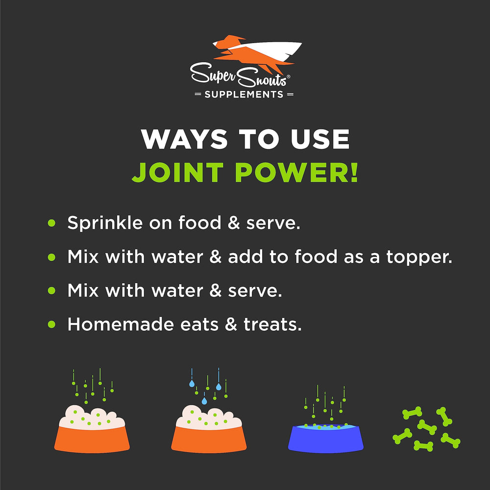 Cat-friendly Joint Power topper mixed into cat food for mobility support