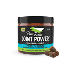 Super Snouts Joint Power packaging highlights USA-made joint support for mobility in pets.