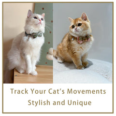 SuperBuddy adjustable plaid collar fits most cats securely and comfortably.