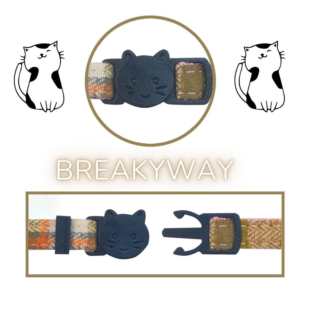 SuperBuddy cat collar bell closeup highlights melodious jingling for easy locating.