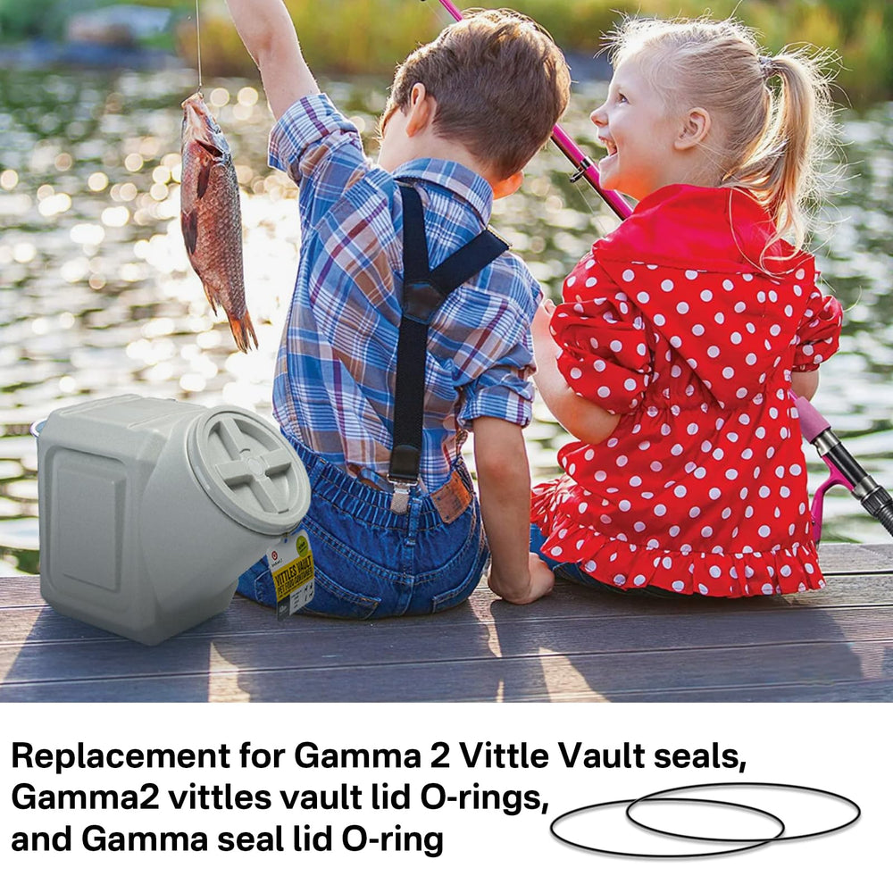 Back-up replacement seal storage for pet-food bins by SuperDi