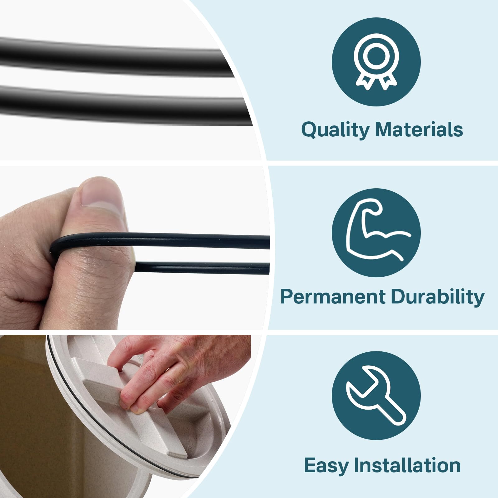 Silicone 9-inch seal by SuperDi; odorless and food-safe